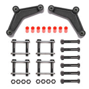 DURAFORCE Tandem Axle Trailer Spring Suspension Shackle Kit for Double Eye Spring