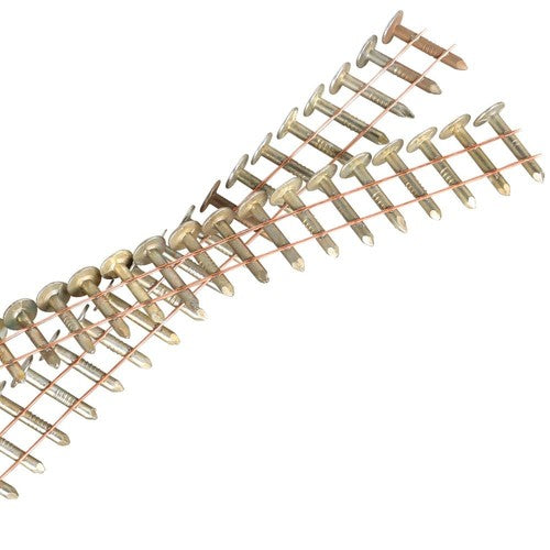 DURAFORCE 3600 full round head roof nails,3/4",15 degree inclined coil High-Quality
