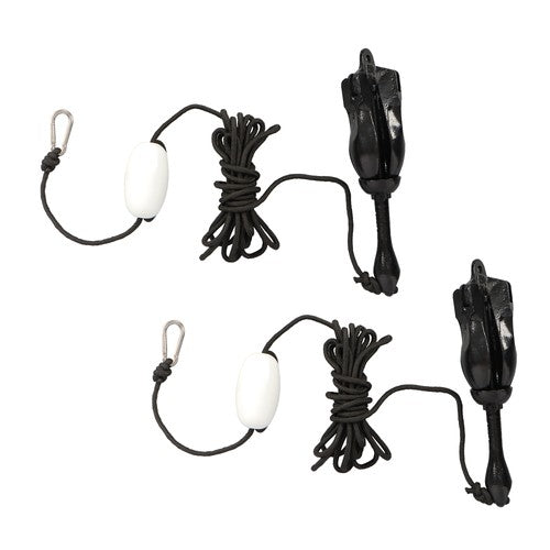 DURAFORCE 2-Pack Black Folding 7.05LB Fits For Grapnel Boat Kayak Marine Anchor Set