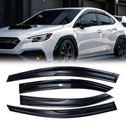 DURAFORCE FOR 2022-2025 SUBARU WRX VB M STYLE 3D WAVY WINDOW VISOR RAIN GUARD DEFLECTOR