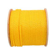 DURAFORCE 1/4 Inch by 600 Feet 3-Strand Yellow Braided Rope Breaking Strength 8500 pounds