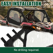 DURAFORCE For Can Am Maverick X MR Turbo R 2025 UTV Soft Upper Door Enclosure Set