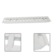 DURAFORCE 1 Pair 6063 Aluminum Silver 84" × 14" Ramps 6000Lbs Car Trailer Truck Hook End