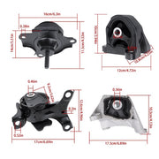 DURAFORCE For Acura RSX 2.0L Manual Trans 02-05 Transmission And Motor Mount Set Kit 4PC