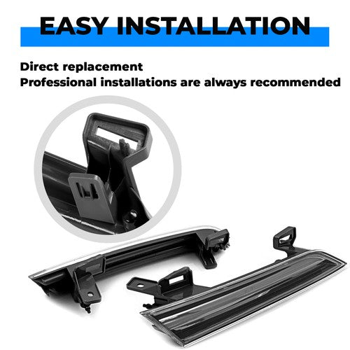 Side Reflector Headlight Panel for Nissan Murano 2009 2014 LH RH 2 Pieces