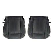 DURAFORCE NEW Black Leather For Hummer H3 2006-2010 Driver&passenger Bottom Seat Cover