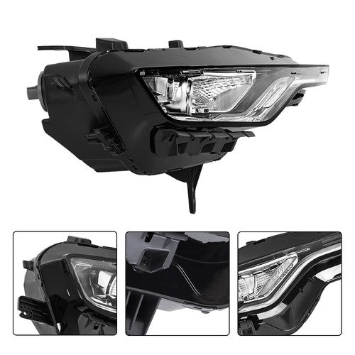 DURAFORCE Front Headlight For Chevrolet Camaro SS 1SS RS 2019-24 RH Single Clear Lens LED