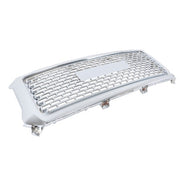 DURAFORCE Compatible For GMC Sierra 1500 2014-2015 Chrome Front Bumper Center Mesh Grille
