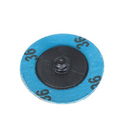 DURAFORCE 25 Pcs 2" 36 Grit Zirconia + Grind Aid Quick Change Sanding Discs Type