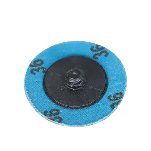 DURAFORCE 25 Pcs 2" 36 Grit Zirconia + Grind Aid Quick Change Sanding Discs Type
