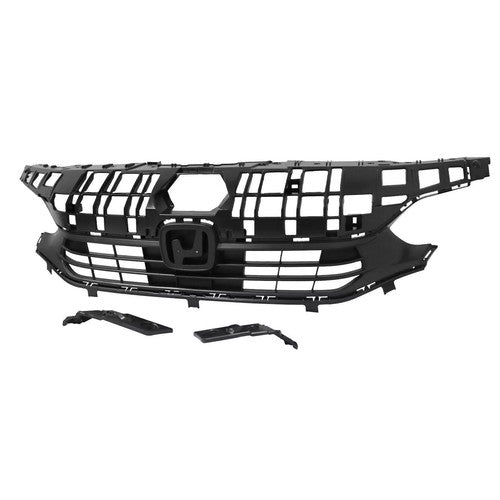 DURAFORCE Upper Lower Grill W/Molding Fog Lights Set Fit For Honda Civic 20222-2023 Front