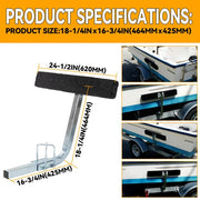 DURAFORCE Boat Trailer 2' Side Guide On Bunk Board Carpeted Kit w/ Hardware 75 degree