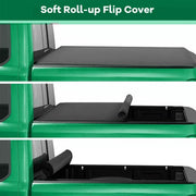 DURAFORCE 6.5FT Soft Roll Up Tonneau Cover Truck Bed w/Lamp For Ford F150 Heritage 97-04