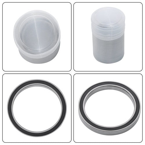 DURAFORCE 10Pcs 6707-2RS Bearings 35×44×5mm Double Rubber Seals Deep Groove Ball Bearing