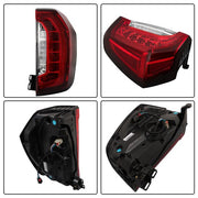 DURAFORCE Outer Right RH Side Black Tail Light Assembly Fit For GMC Yukon 2021-2024 Rear