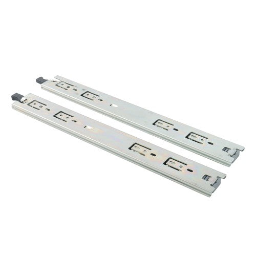 DURAFORCE 1 Pair Locking Drawer Slides 16 Inch Full Extension & Lock 150 lb Load Capacity