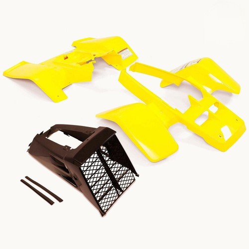 DURAFORCE For Yamaha Banshee Yellow& Black Fenders + Gas Tank Plastics + Radiator Grille