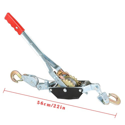 DURAFORCE Power Puller Safe Working Load Of 2,000 Pounds 2 Ton Dual Gear Power Puller US