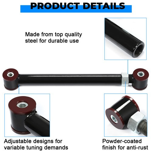 Upgraded Adjustable Front Upper Lower Control Arms for Dodge Ram 1994-2009 4x4 0-6