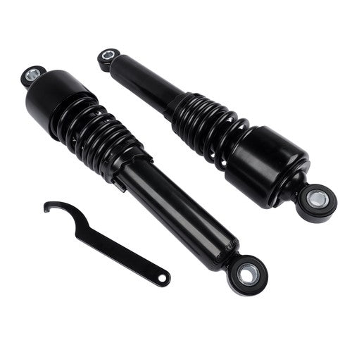 DURAFORCE Black 13in Heavy Duty Rear Shocks For Harley Road King Touring Street Tour Glide
