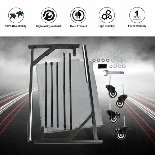 DURAFORCE Hard Top Carrier Rack Storage Cart Holder Stand & Cover For Mercedes-Benz 380SLC
