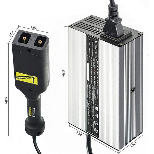 DURAFORCE 36 Volt 5A Battery Charger D-Style Plug Fits For EZGO TXT Medalist Golf Cart