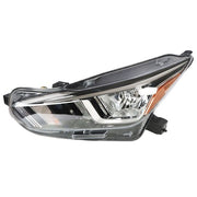 DURAFORCE For 20-21 Nissan Versa S SV Left Headlight Replacement Chrome Housing Clear Lens