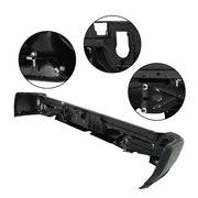 DURAFORCE Rear Bumper w/ Vent w/o Sensor Holes Black Metal Suitable For RAM 1500 2019-2022