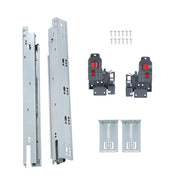 DURAFORCE 1 Pairs Undermount Drawer Slides 18 inch Undermount Soft Close Drawer Slides