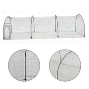 DURAFORCE 22x12x8 FT Softball Baseball Cage Net and Frame Heavy Duty Pitching Cage
