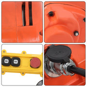DURAFORCE 2200lbs Electric Chain Hoist 110V 10ft Lifting Height,10ft Wired Remote Control