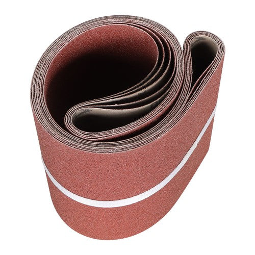 DURAFORCE 5PCS 6x48 in Sanding Belts 80 NEW Grit Belt Sander Sandpaper aluminum oxide