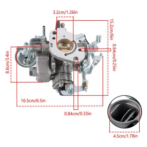 DURAFORCE Fit For Suzuki SJ410 Samurai SJ413 13200-80322 New Carb Carburetor 13200-80321