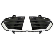 DURAFORCE Fog Lamp Cover For Cadillac XT5 2017-2019 Black New Driver+Passenger Side Front