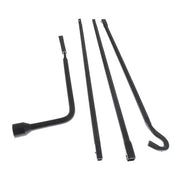 DURAFORCE Black Steel Spare Lug Wrench Tire Tool Kit W/Bag Fit For Toyota Tacoma 2005-2013