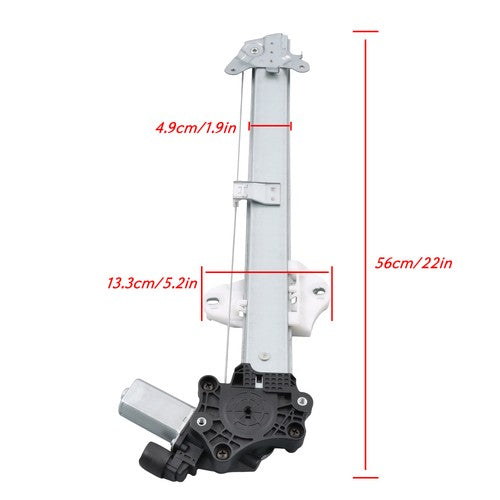 DURAFORCE Front Right Power Window Regulator W/Motor For Honda Accord 2013-17 751-619