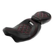 DURAFORCE Two-Up Low-Profile Driver Passenger Seat For Harley Touring Road Glide 2009-2023