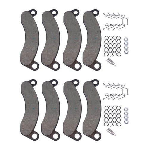 DURAFORCE 8 BRAKE PAD KIT 10K-12K AXLE FOR K71-180-00 DEXTER CALIPER 2WHEELS Semi-Metallic