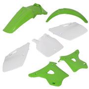 DURAFORCE 7Pcs Plastics Kit Fairing Bodywork Set For Kawasaki KX125 KX250 1994-1998 1996