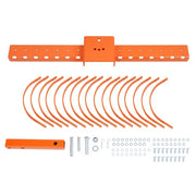 DURAFORCE For 2" Receiver for Lawn Tractors or ATV UTV 48" Pine Straw Rake Landscape Rake