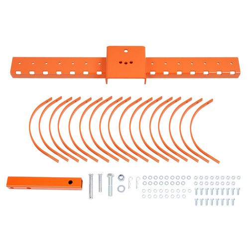 DURAFORCE For 2" Receiver for Lawn Tractors or ATV UTV 48" Pine Straw Rake Landscape Rake