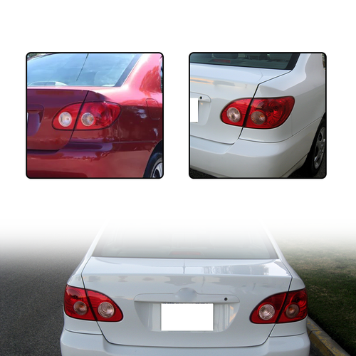 For 2003-2008 Toyota Corolla Outer+Inner Tail Lights Right Passenger Clear Lens