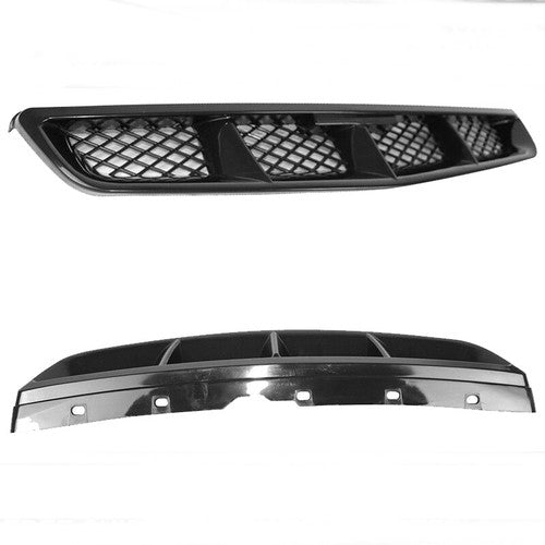 DURAFORCE For 1999-2000 HONDA CIVIC 2/3/4DR Mugen Black Front Hood Mesh Sport ABS Grille