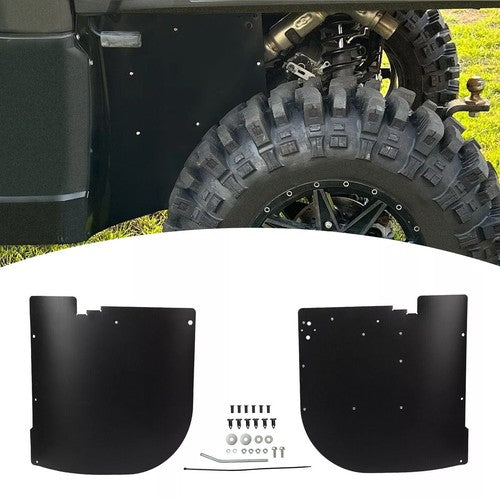 DURAFORCE Rear Wheel Inner Liner Mud Guards Fenders For 2013-17 Polaris Ranger XP900 1000