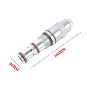 DURAFORCE 2Pcs Hydraulic Valve 62256 for S-40 S-45 S-60 S-65 S-65 TRAX S-80 S-85 Z-60/34