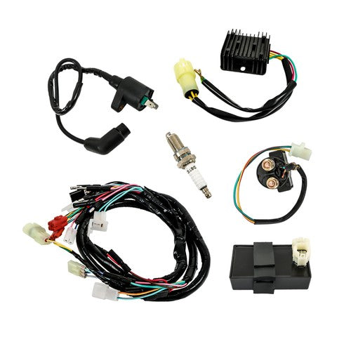 DURAFORCE For Honda FourTrax 300 TRX300FW 4x4 CDI Ignition Coil Spark Plug Wire Harness