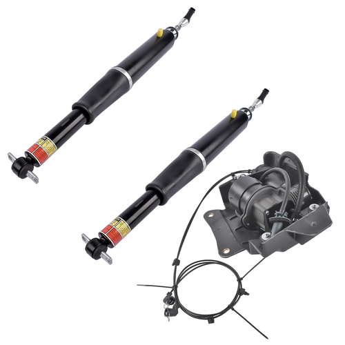 DURAFORCE Rear Air Shock Absorbers + Compressor For Buick Lucerne Cadillac DTS 2006-2011