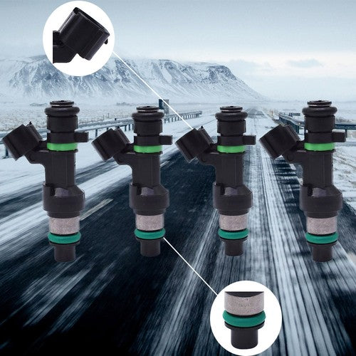 DURAFORCE 4X Fuel Injector 16600-EN200 For Nissan Versa Sentra NV200 1.8L FBY2850
