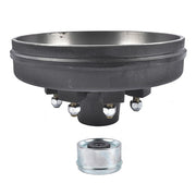 DURAFORCE 12" x 2" Trailer Brake Hub Drum Kit 8 on 6.5" BC for 7000 lbs Axle 008-219-04