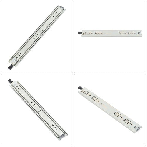 DURAFORCE 1 Pair 18 Inch 150 Lb Capacity Heavy Duty Locking Drawer Slides